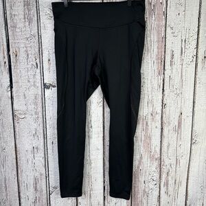 Old Navy Powersoft Leggings Coze Edition Fleece Lined Black Women’s XL High Rise